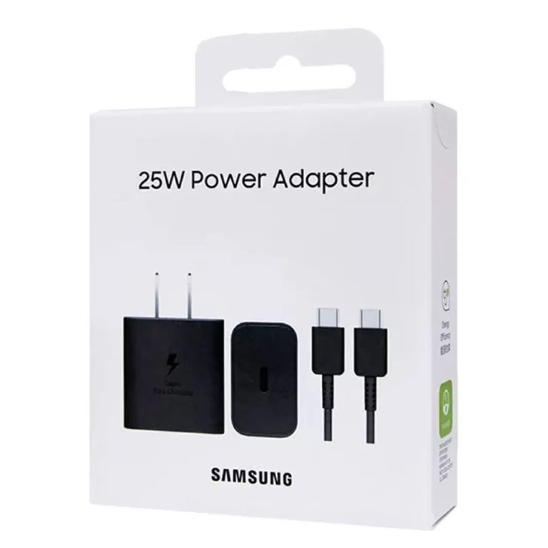 Cargador 25W USB C de Carga Rápida Original Negro