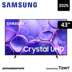 SAMSUNG - TELEVISOR 43 SMART TV TIZEN OS 4K CRYSTAL UHD LED 2025 - UN43U8000FGXPE