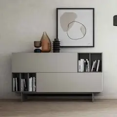 TU MESITA - Aparador Moderno Nemesis Color Gris