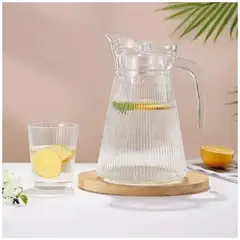 INSPIRA MARKET - Juego de Jarra de Vidrio con Vasos