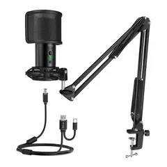 FIFINE - Micrófono Kit T683 Condensador Usb Streaming