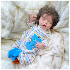 PEQUEÑAS TRAVESURAS - Muñeca Reborn Recién Nacida Kitty Vinilo Siliconado 45 cm