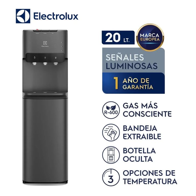 Dispensador de Agua ED30SRBL Pure Sense con Botellón Oculto - Negro