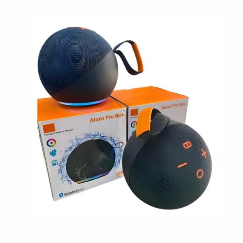 Parlante Altavoz Alaxe Pro Max Bluetooth Portatil Asistente Azul acero