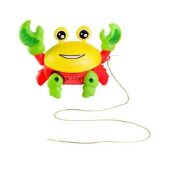 GENERICO - CANGREJO BAILARÍN DE JUGUETE CON LUCES Y SONIDO AMARILLO