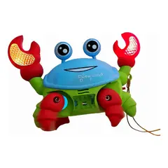 GENERICO - CANGREJO BAILARÍN DE JUGUETE CON LUCES CELESTE