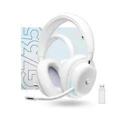 LOGITECH - Auriculares Gaming G735 Aurora Collection - Bluetooth Wireless, Color Blanco, Son