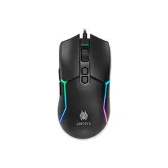 ANTRYX - Mouse Gaming M770 Rgb 12.8K Alta Precisión Personalizable Ergonomía Colorido