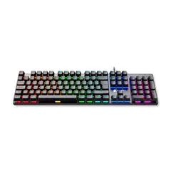 ANTRYX - Teclado Gaming Mk-760L Sw-Blue Rgb Mecánico Retroiluminado 104 Teclas Azul