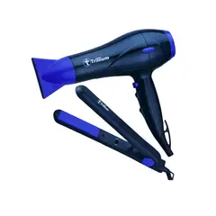 GENERICO - Combo de Secadora y Alisador de cabello TRILLIUM TX-H357