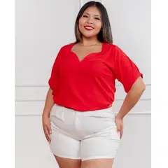 GENERICO - Blusa casual mujer manga corta