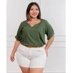 GENERICO - Blusa casual mujer manga corta