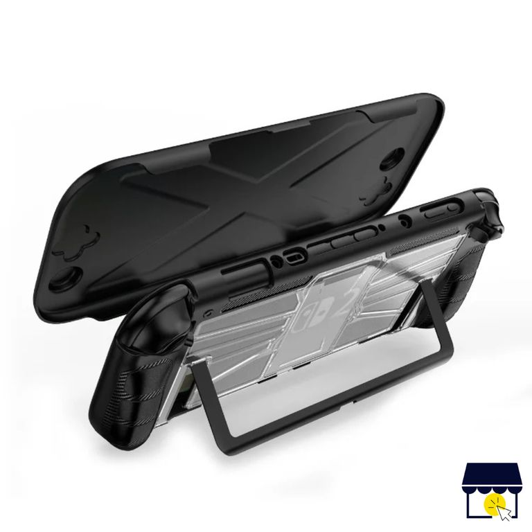 Case funda con protector frontal para Nintendo Switch 2 - Negro