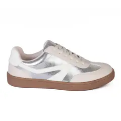STHEF - ZAPATILLA MUJER CASUAL WHITE/SILVER 7979