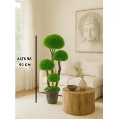 GENERICO - PLANTA ARTIFICIAL DECORATIVA TERRAZA SALA OFICINA JARDIN ADORNO DE 90CM