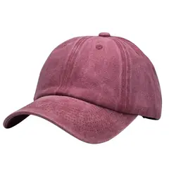 GENERICO - Gorra Casual Unisex Vintage color Vino modelo béisbol