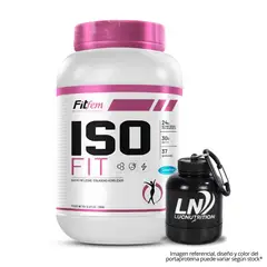 FITFEM - Iso Fit 1.1 kg Proteina Isolatada - Vainilla + Portaproteina