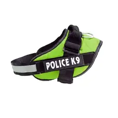 GENERICO - Pechera arnés anti tirones Police K9 verde talla S