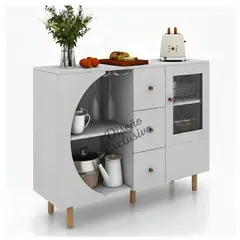 DIBA MUEBLES - Aparador Moderno con 3Cj Blanco Dany