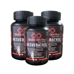 ALKALINE CARE - Resveratrol Complex (1500mg) 300 cápsulas