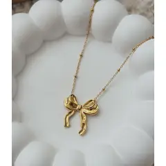 GENERICO - Collar Lazo - Acero inoxidable PVD