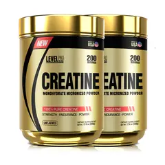 LEVEL PRO - PACK X2 Creatina 500gr Monohidratada Micronizada