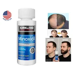 KIRKLAND - Minoxidil 5% frasco aumento de barba y cabello 60ml