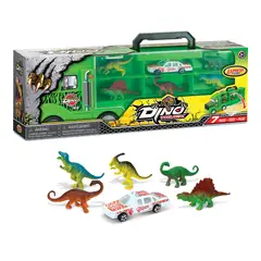 SUNTOYS INTERNATIONAL COMPANY - Set Camión Dinosaurio Vehículos Prehistóricos de Juguete para Niños