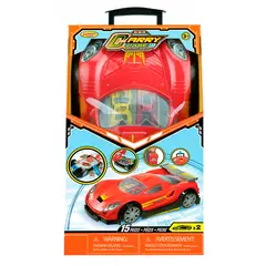 SUNTOYS INTERNATIONAL COMPANY - Maletín de Viaje con Autos Estuche Portátil de Vehículos en Miniatura