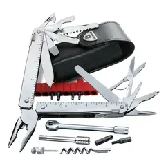 VICTORINOX - Navaja SwissTool X Plus Ratchet color Plata