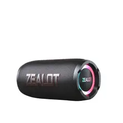 ZEALOT - PARLANTE S76 NEGRO - 50W Y 24HRS