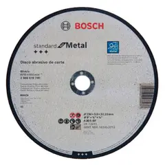 BOSCH - Disco de Corte Std For Metal 230X30Mm