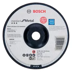 BOSCH - Disco de Desbaste Standard For Metal 180X6X2223Mm