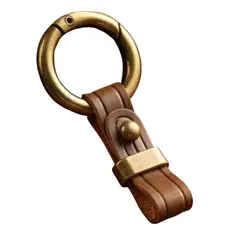 GENERICO - LLAVERO DE CUERO PATMOS VINTAGE PARA LLAVES DE AUTO