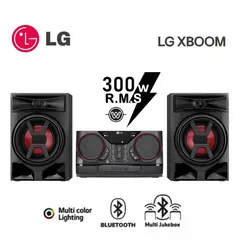 LG - Minicomponente XBOOM con Multi Bluetooth 300W CK43N - Negro