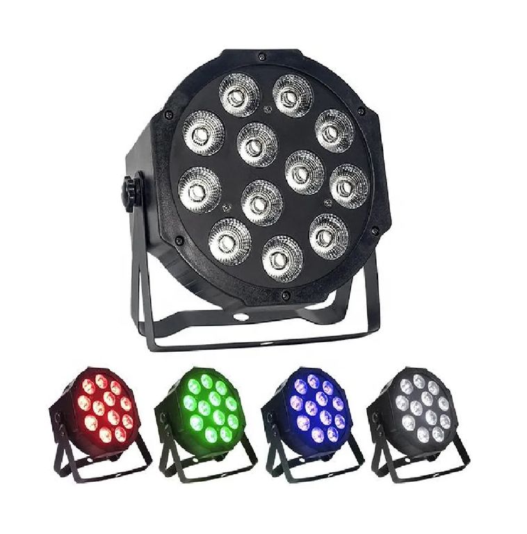 Tacho Par 12 Led Mini Rgb Dmx Con Trípode