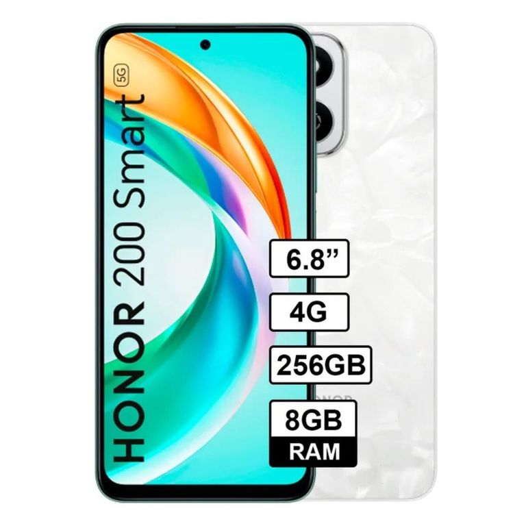 CELULAR 200 SMART 5G 8R 256GB BLANCO