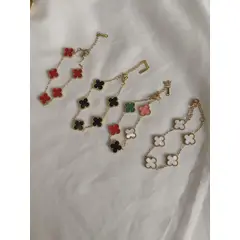 GENERICO - Pulsera Charm Clover 4 hojas