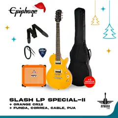 EPIPHONE - ENA2AANH3 PACK SLASH AFD LP SPECIAL-II PACK + ORANGE CR12 AMPLIFICADOR 12W