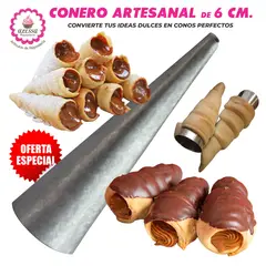 GENERICO - Conero Artesanal de 6 cm. para Repostería 50 unidades
