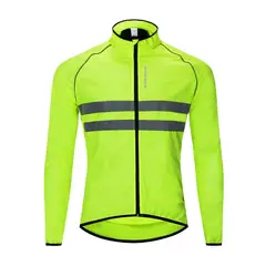 WOSAWE - Casaca Cortaviento Reflectiva Ciclismo