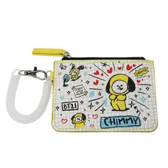 KAWAI - Tarjetero BT21 Chimmy Line Friends Diseño KPop Kawaii 12x85 cm