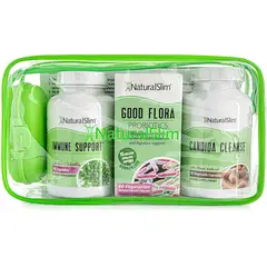 GENERICO - Paquete Paquete Kit Candiséptico Candida Cleanse limpieza intestinal NaturalSlim