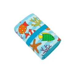 TUWALLA - Toalla de Microfibra L 80x130cm diseño Acuario