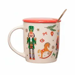 PANORAMA HOGAR - SETX2 TAZAS NAVIDEÑAS CERAMICA SURTIDOS