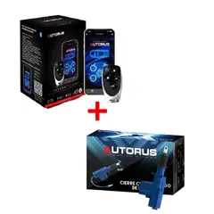 GENERICO - Combo De Seguridad Alarma Para Autocamioneta Autorus + Juego Pestillos