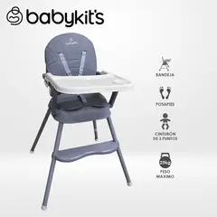 BABY KITS - NUEVA Silla de Comer Mini Gris - v2025