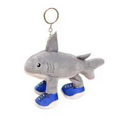 GENERICO - Llavero Italian Brainrot de Peluche Suave Tiburón Tralalero Tralala