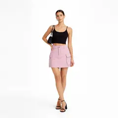 COTTON'S JEANS - FALDASHORT CARGO PARA MUJER AGATA