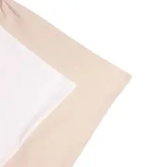 INFANTI - Pack X2 Sábanas Bajeras Pack & Play Beige/Blanco